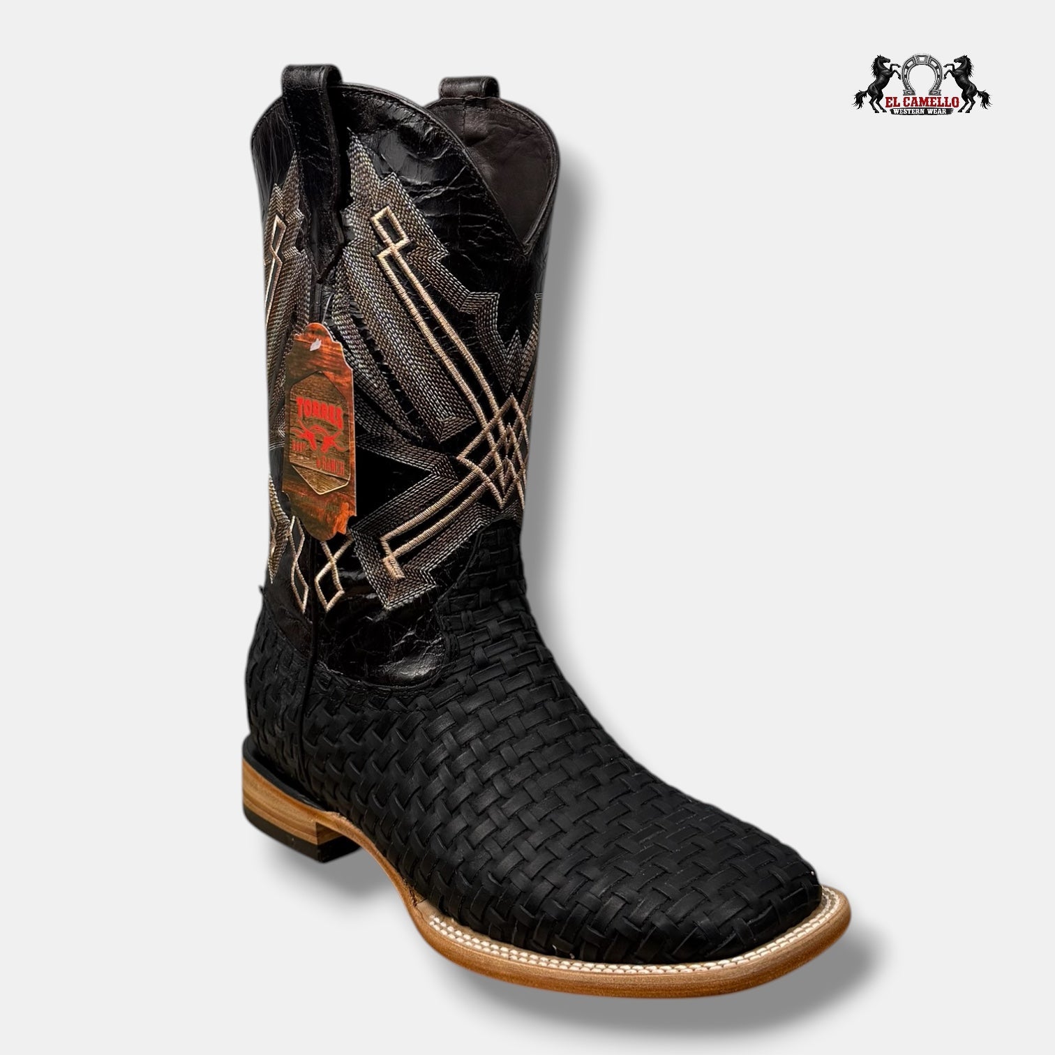 Petatillo Tejido Negro -Cafe Torres Boots TBRCC188