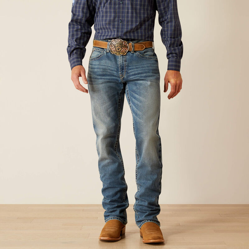 M2 Traditional Relaxed Buster Boot Cut Jeans 10051878
