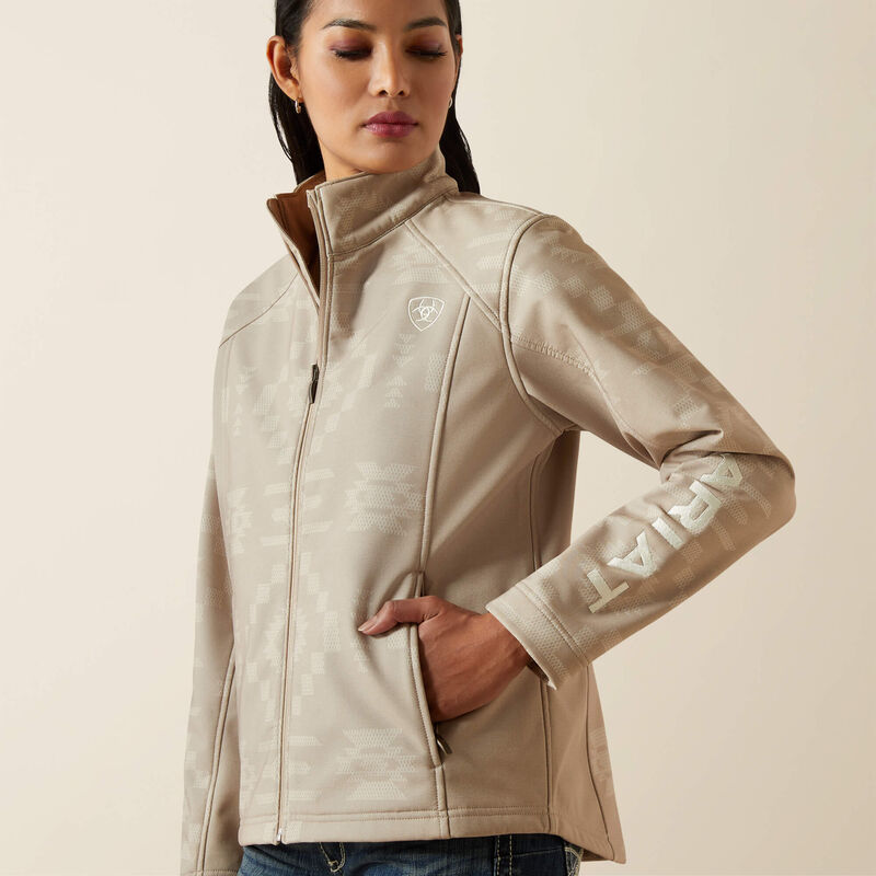 10062212 Ariat Logo Softshell Jacket