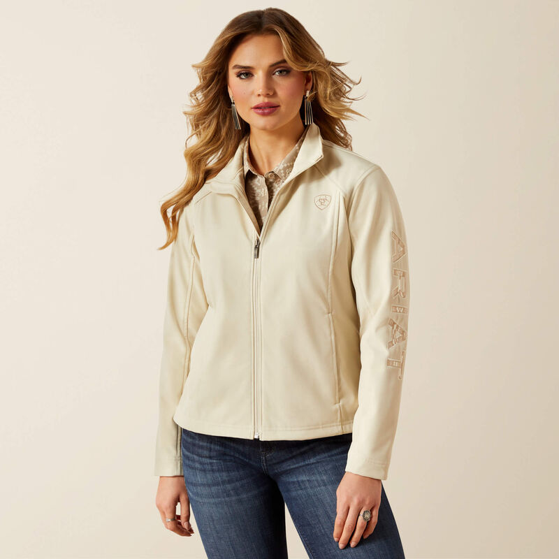 10062306 Ariat Logo Softshell Jacket