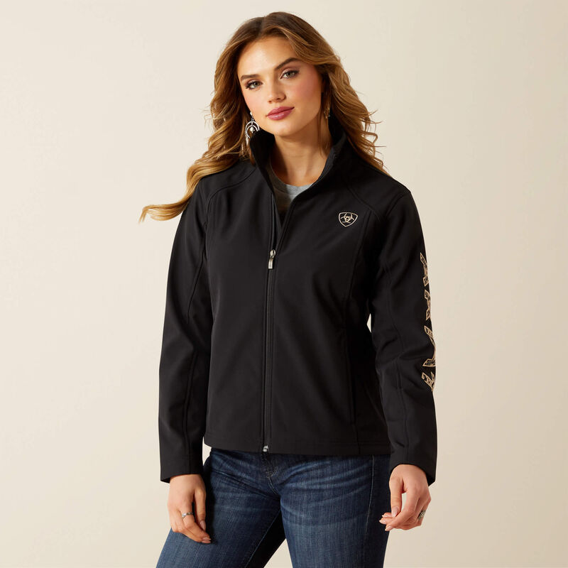 10062308 Ariat Logo Softshell Jacket