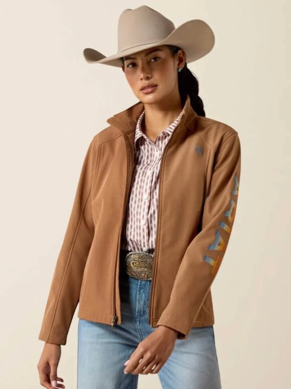 ARIAT WOMEN LOGO SOFTSHELL JKT 10079891