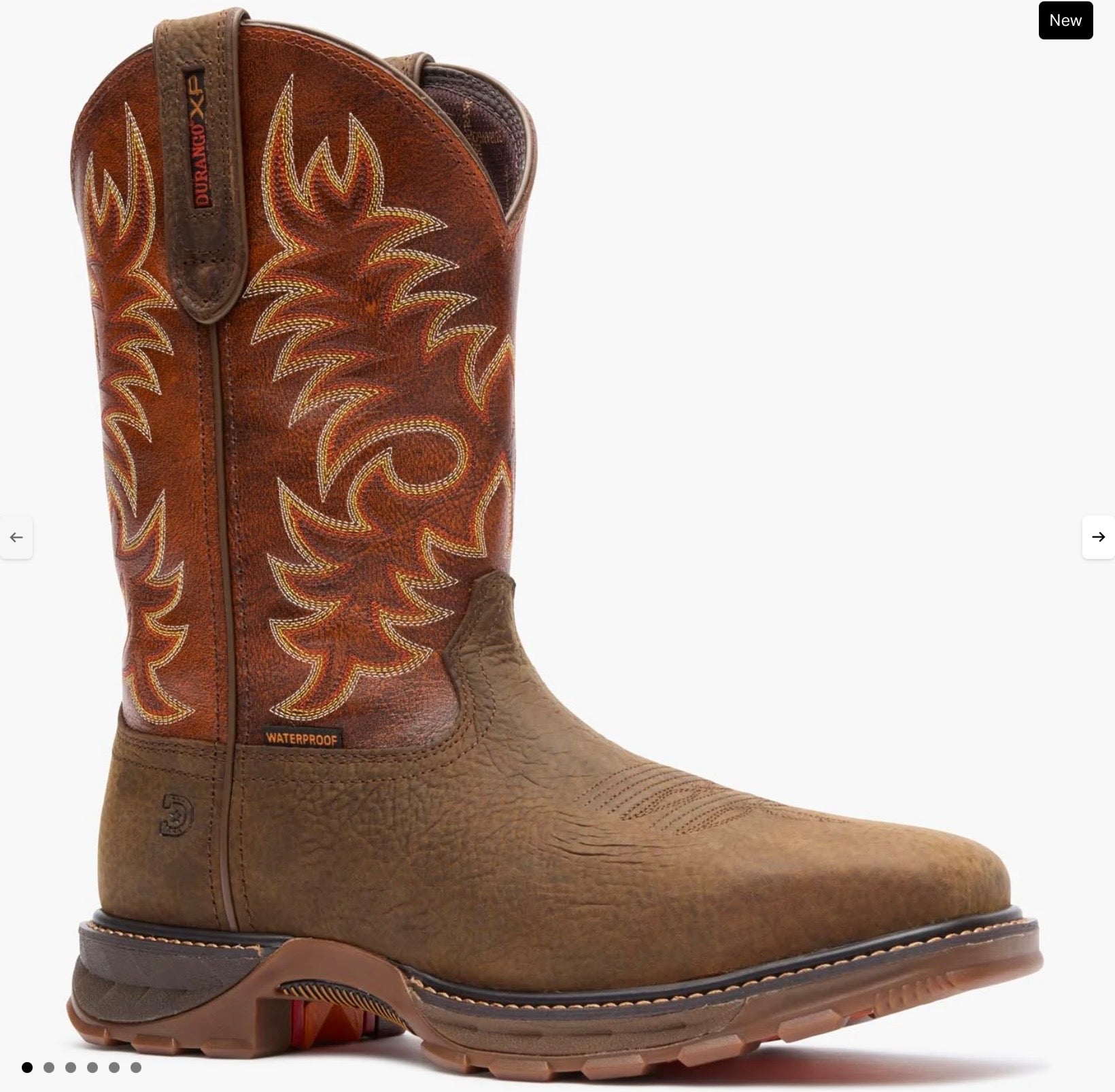 DURANGO MAVERICK XP WATERPROOF STEEL TOE WORK BOOT DDB0546