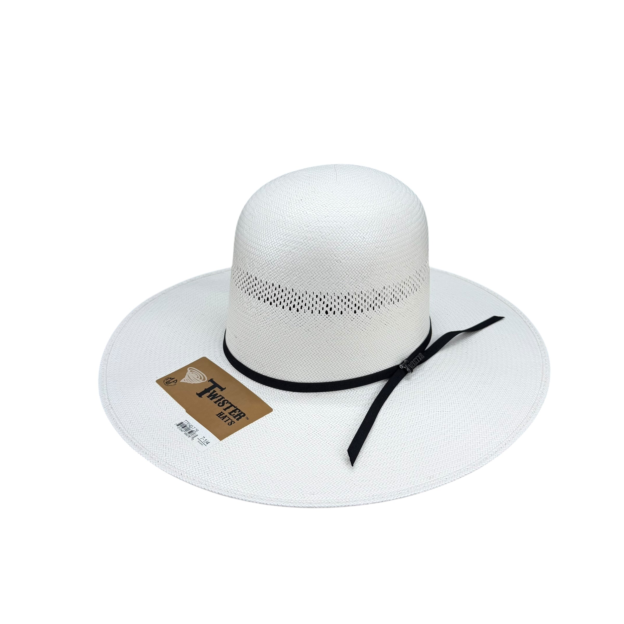 Twister 20X Open Crown Straw Cowboy Hat - T73140