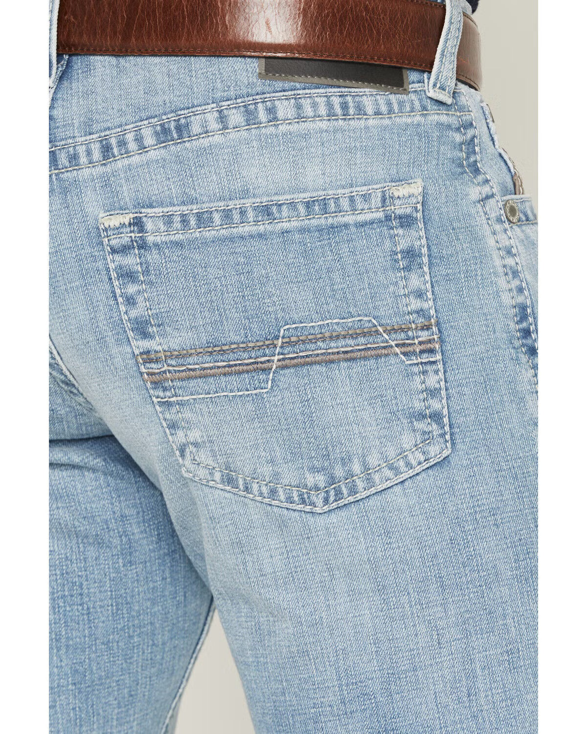 Ariat Men's M5 Roy Normal Light Wash Straight Leg Stretch Denim Jeans 10074798