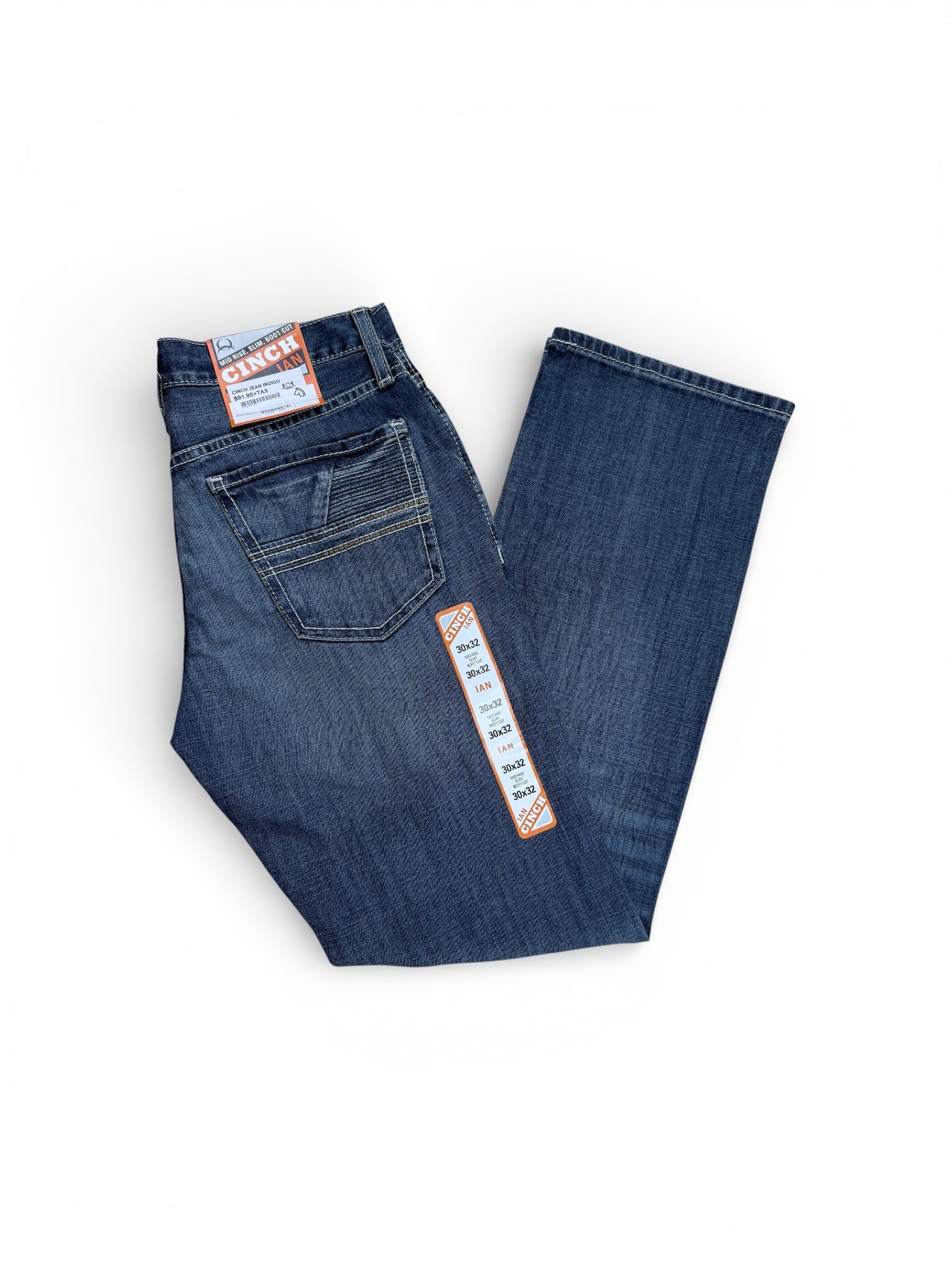 Cinch Men’s Mid Rise Slim Boot Cut Jeans – Dark Wash MB59536001