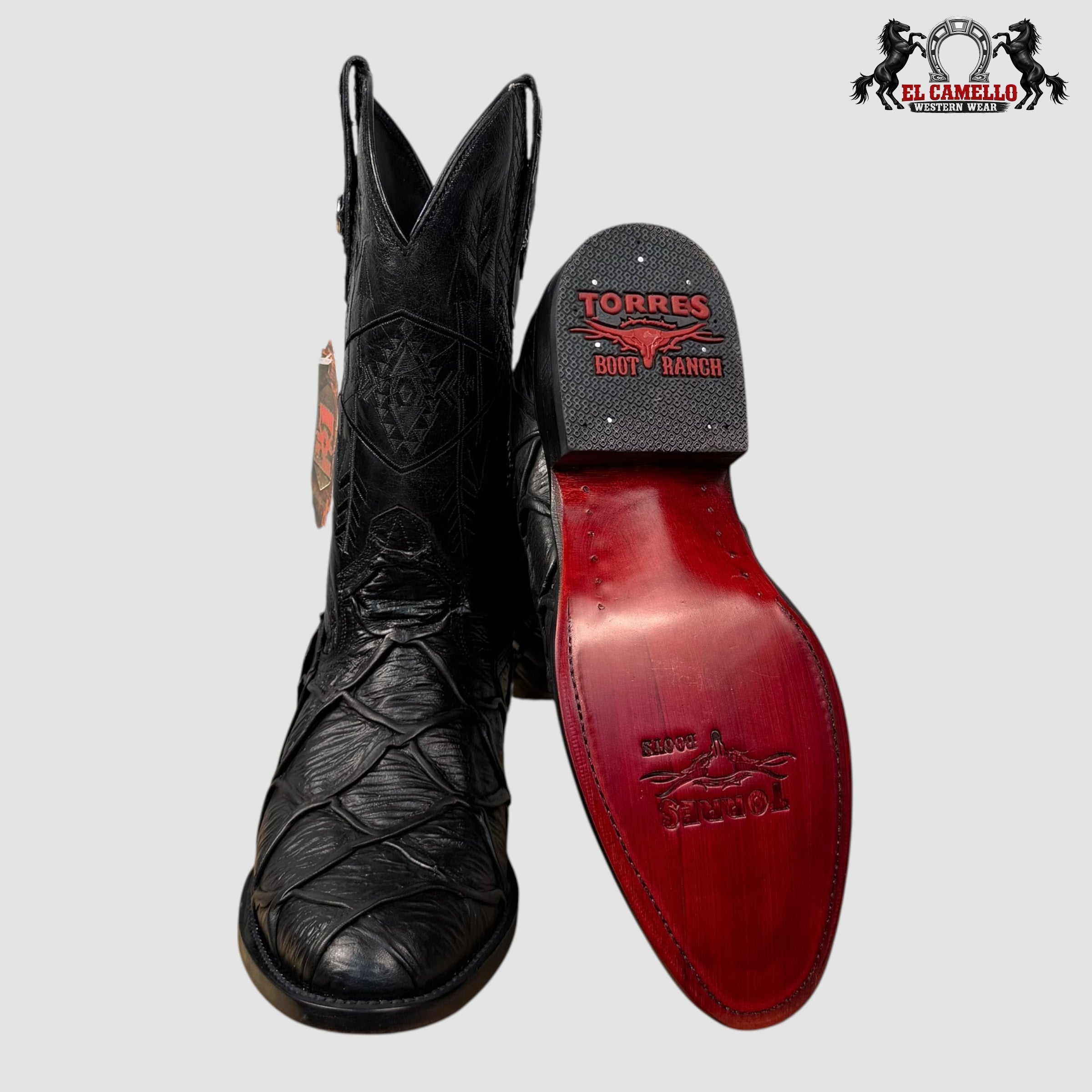 Pescado Negro Dobladillo Torres Boot TBRM1110