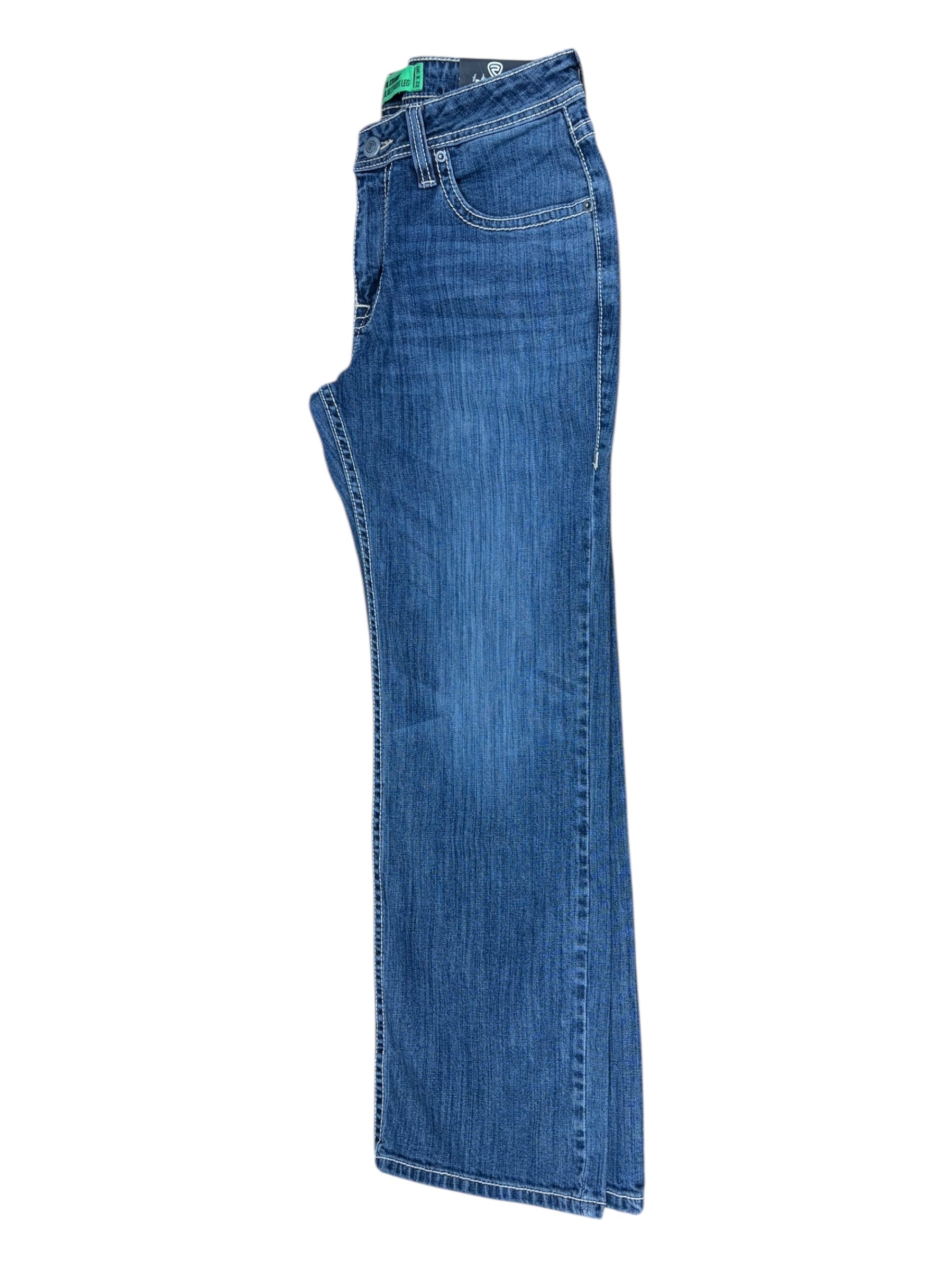 Rock & Roll Denim Men’s Pistol Regular Fit Straight Boot Jeans – Extra Mobility Denim, Medium Vintage 5570