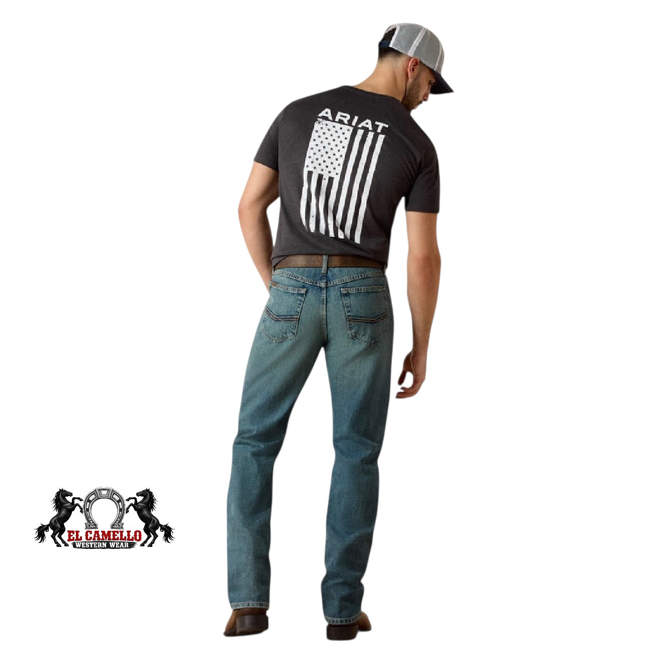 Ariat M2 Traditional Relaxed Boot Cut Jeans – Granite Wash 10008398