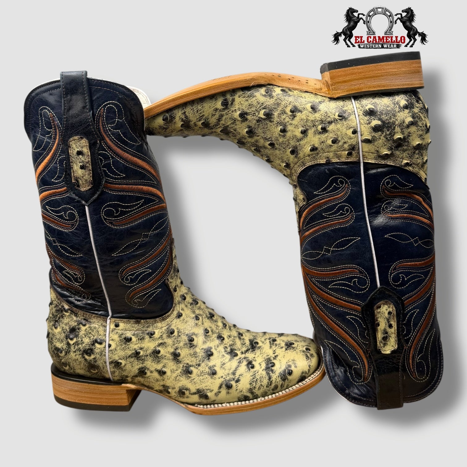 Avestruz Cream Torres Boots TBRCC137