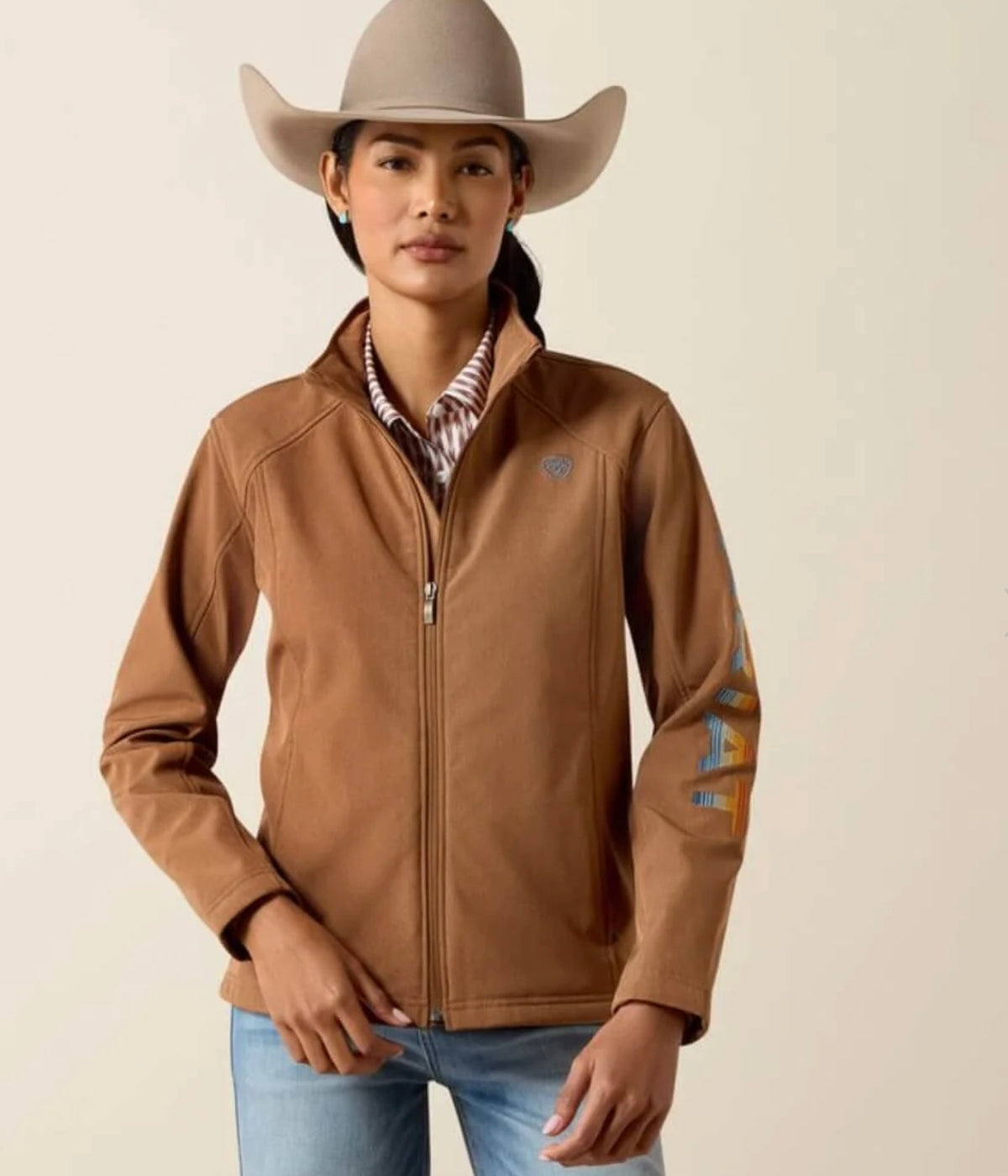 ARIAT WOMEN LOGO SOFTSHELL JKT 10079891