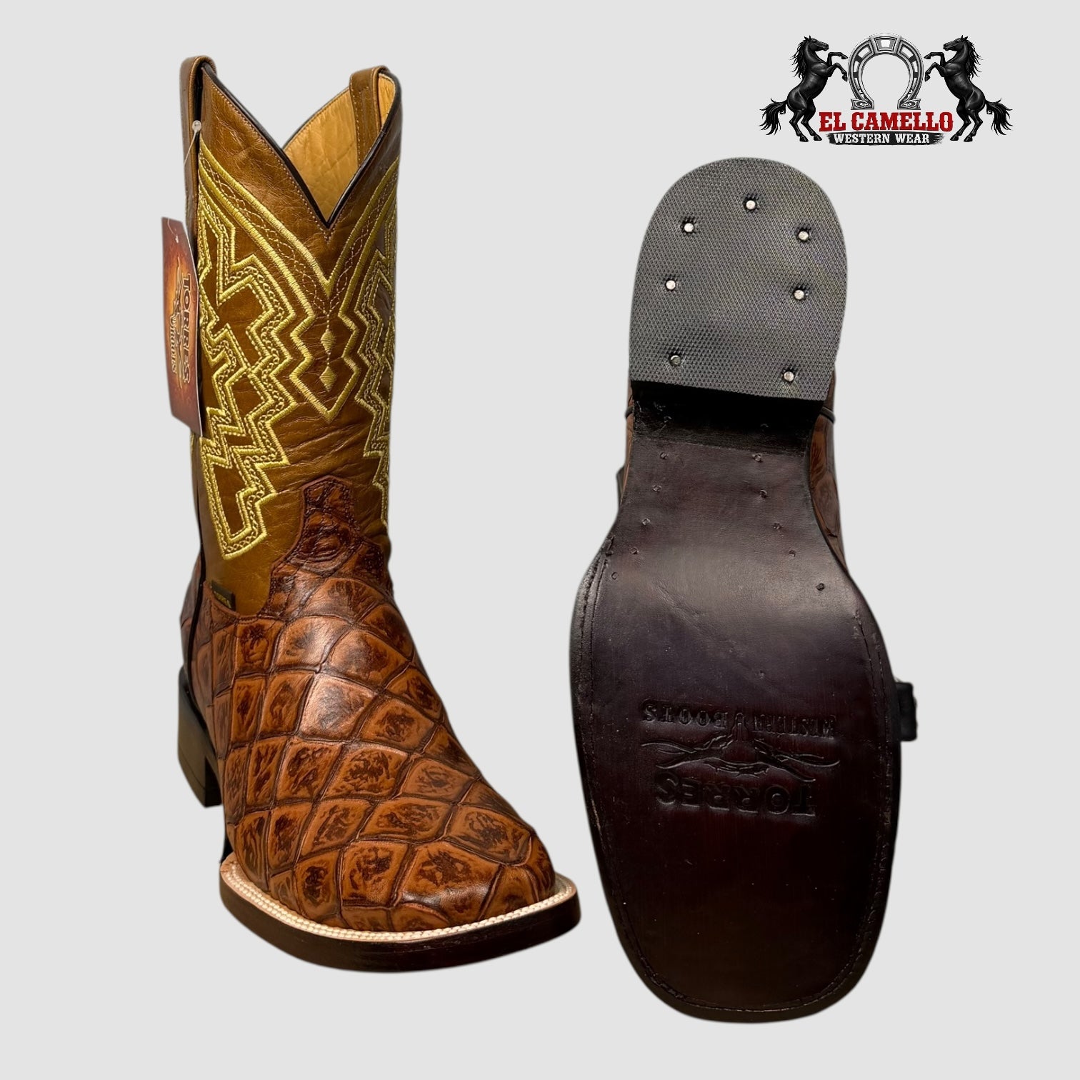 Pescado Grabado Conac Torres Boots