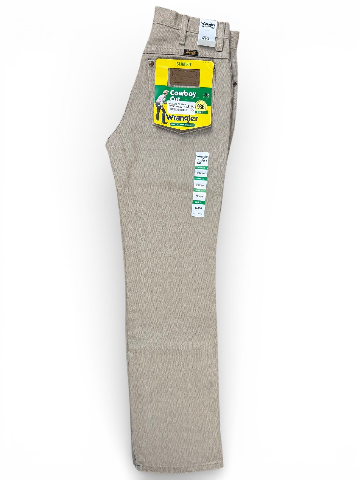 Wrangler Cowboy Cut® Slim Fit Khaki Jeans 936