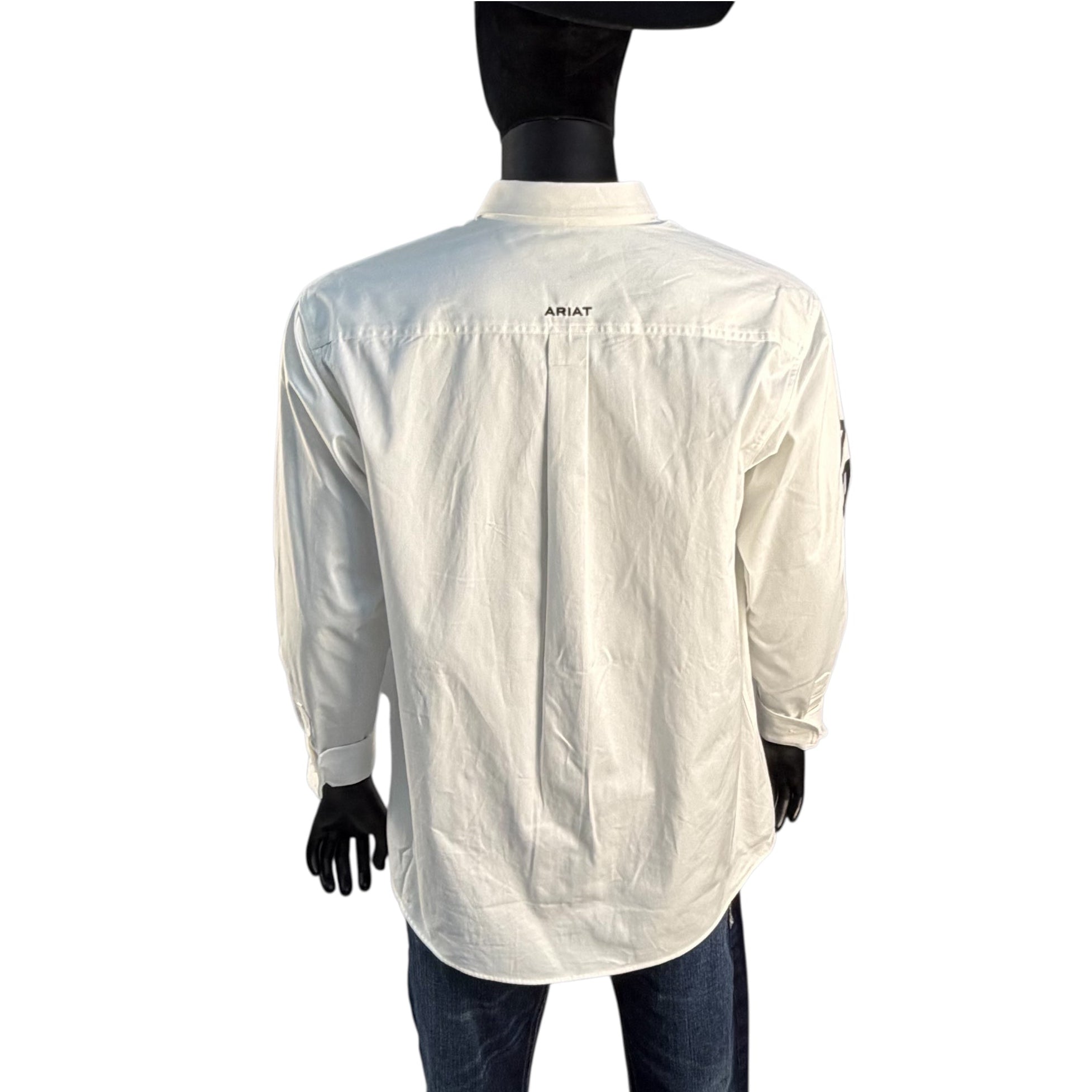 Ariat Men’s White Solid Long Sleeve Western Shirt