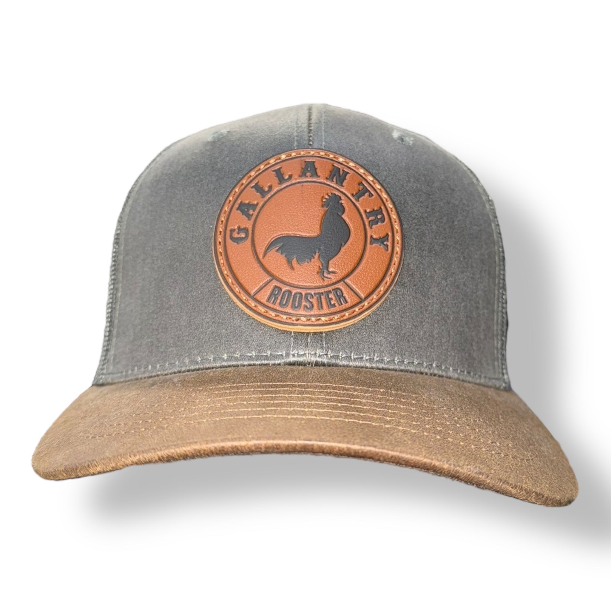 Kamel Caps - Rooster Leather Patch - SnapBack