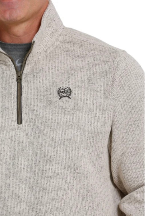 Cinch Men's Stone Quarter Zip Sweater Pullover MWK1080013
