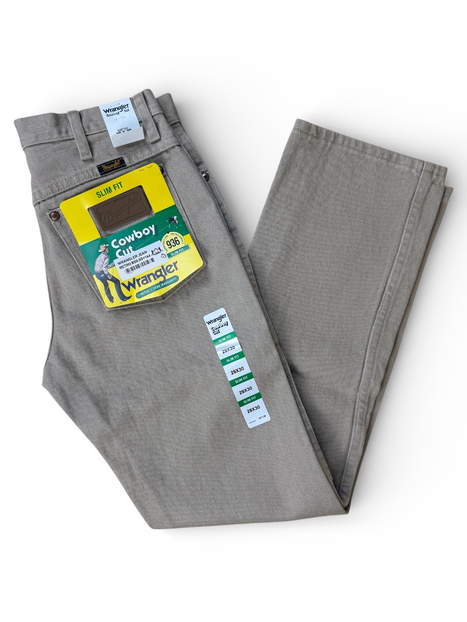 Wrangler Cowboy Cut® Slim Fit Khaki Jeans 936