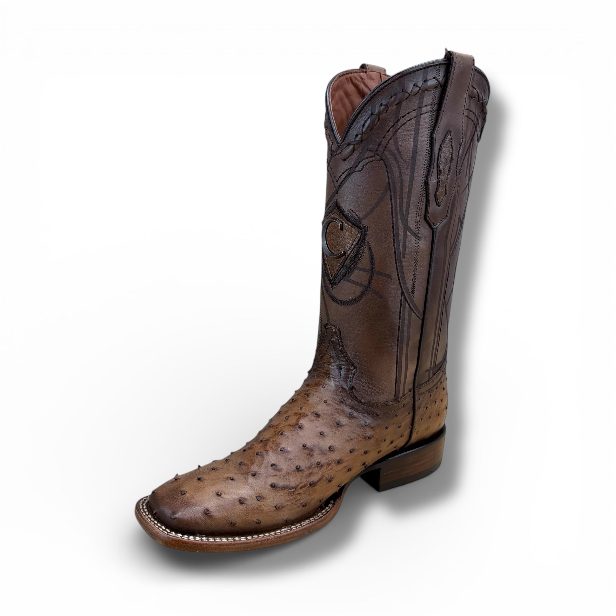 Cuadra CU744 Ostrich Boot – Lugano Brown