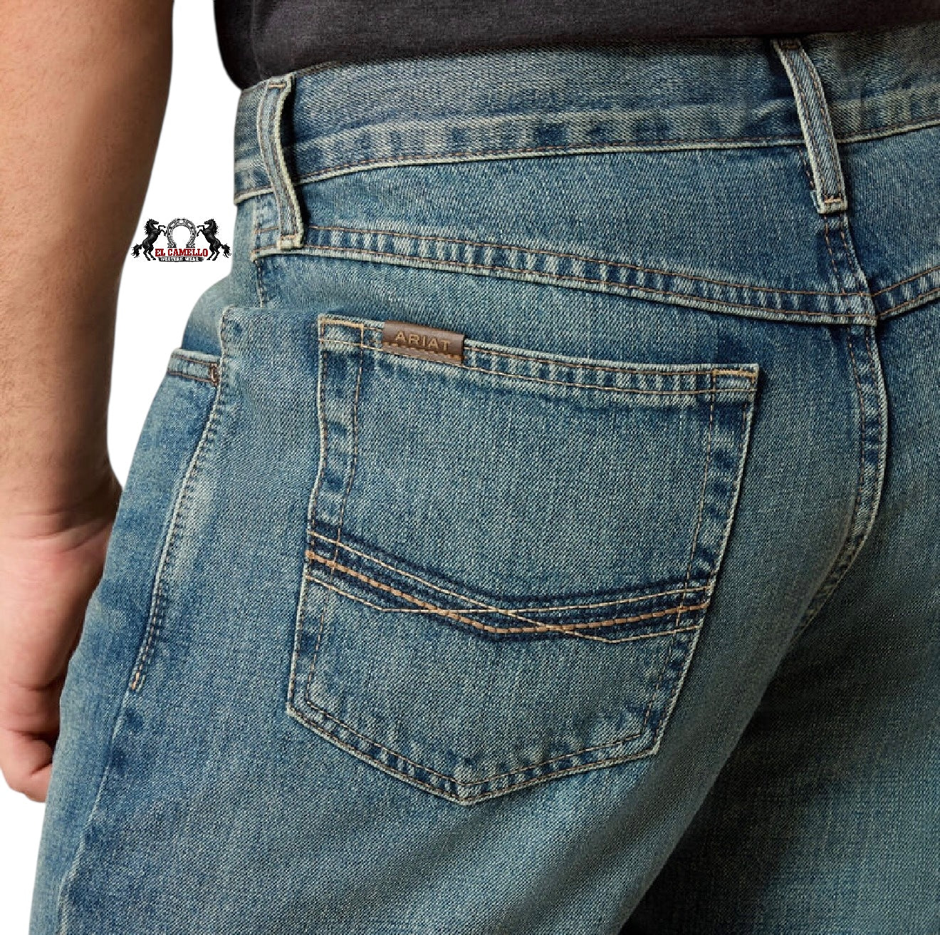 Ariat M2 Traditional Relaxed Boot Cut Jeans – Granite Wash 10008398