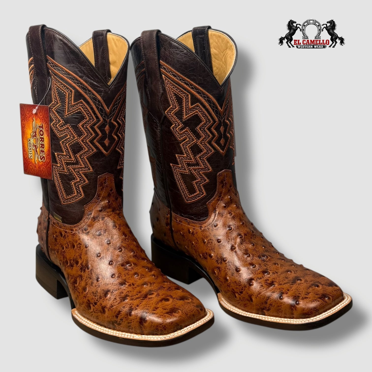 Avestruz Grabado Conac Torres Boots TBRCC128