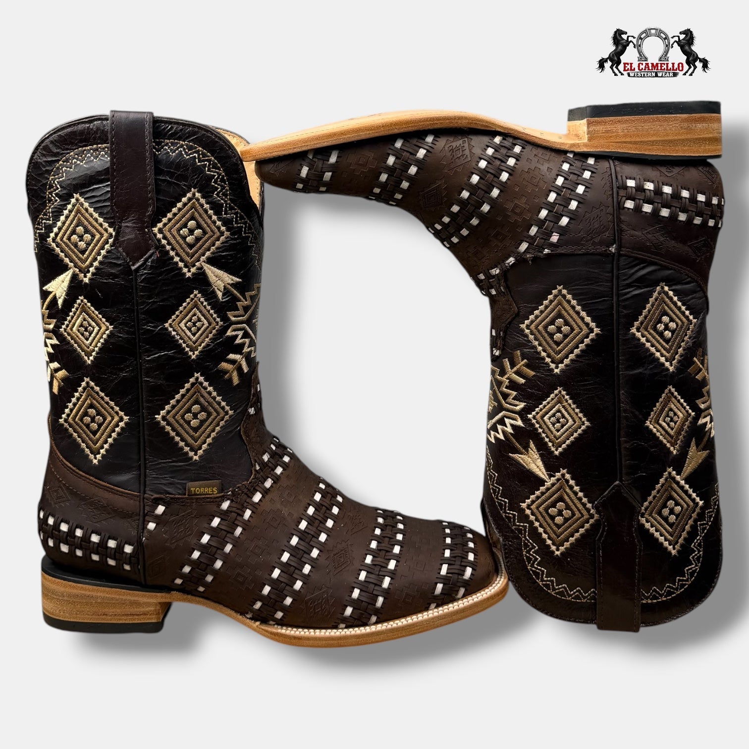 Petatillo Azteca Cherry Torres Boots TBRCC185