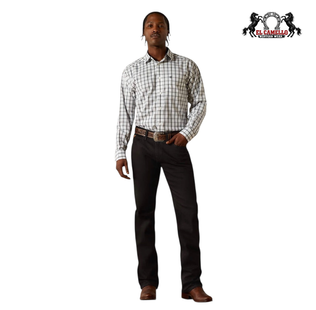 M4 Relaxed Hansen Boot Cut Jeans Black 10070592