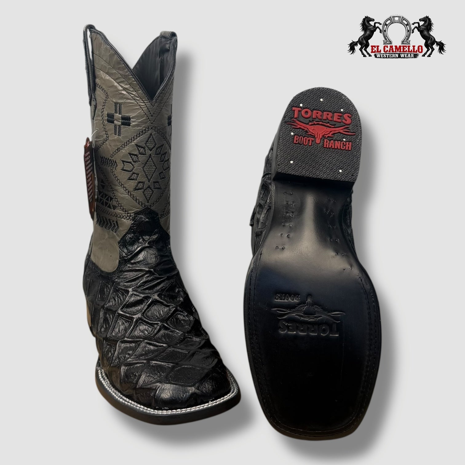Pescado Negro Barza Gris Torres Boots TBRCC104