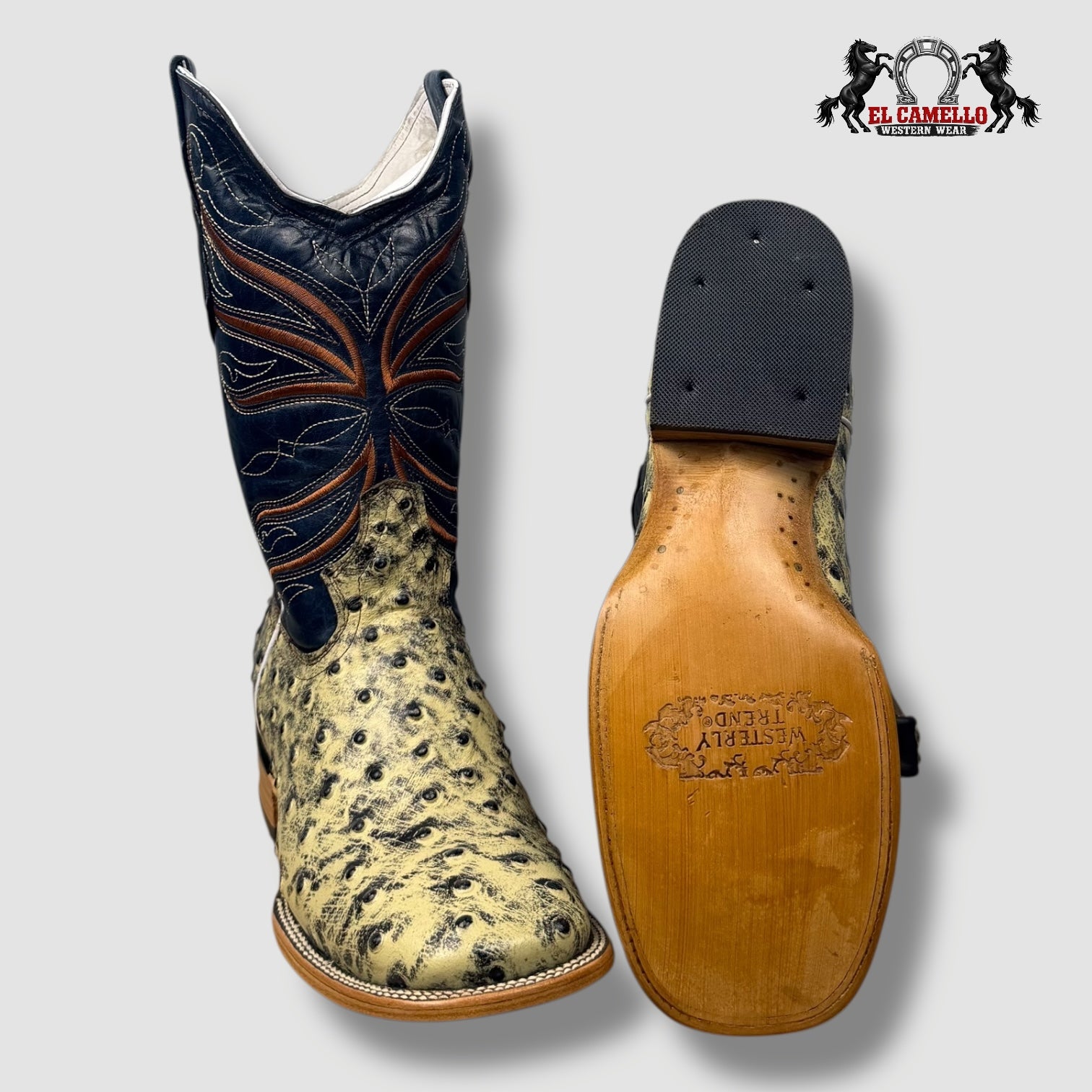 Avestruz Cream Torres Boots TBRCC137