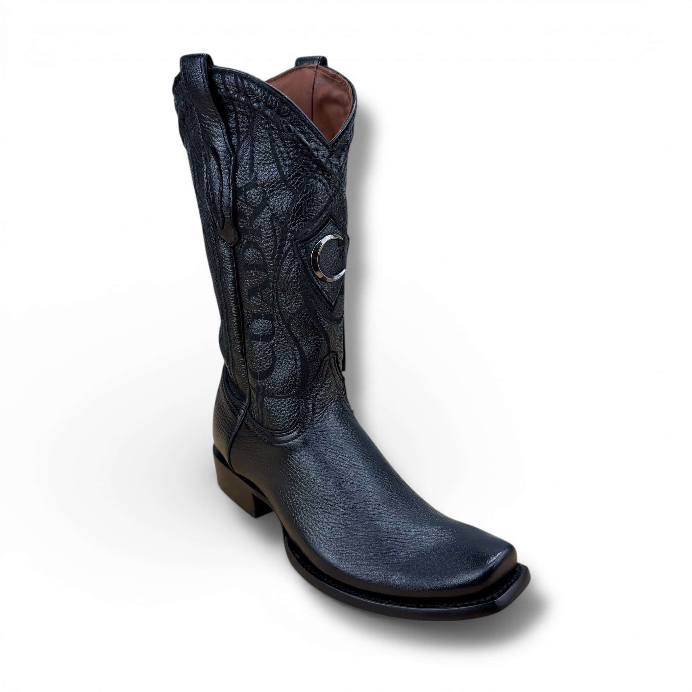 Cuadra CU587 Italian Deer Boot – Black