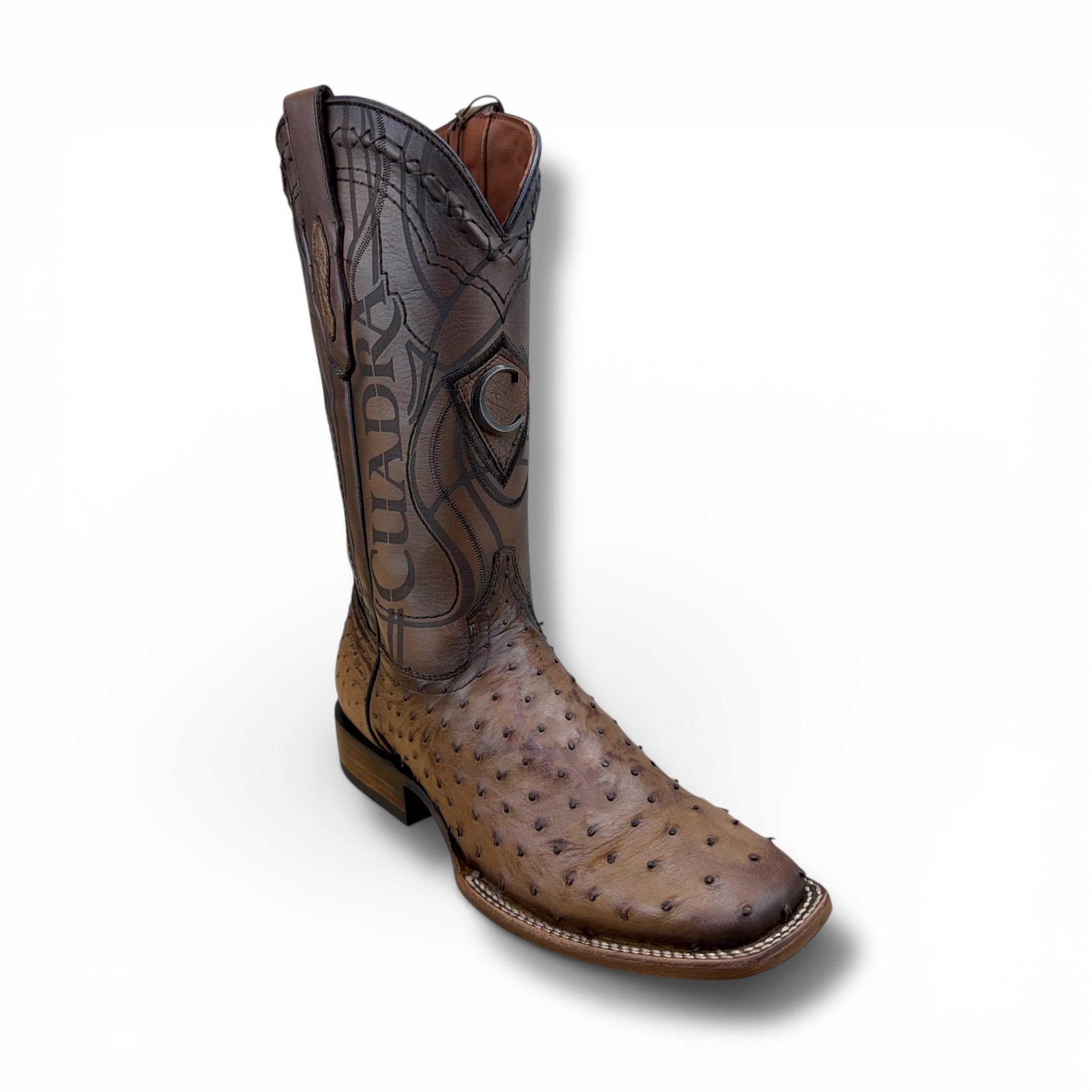 Cuadra CU744 Ostrich Boot – Lugano Brown