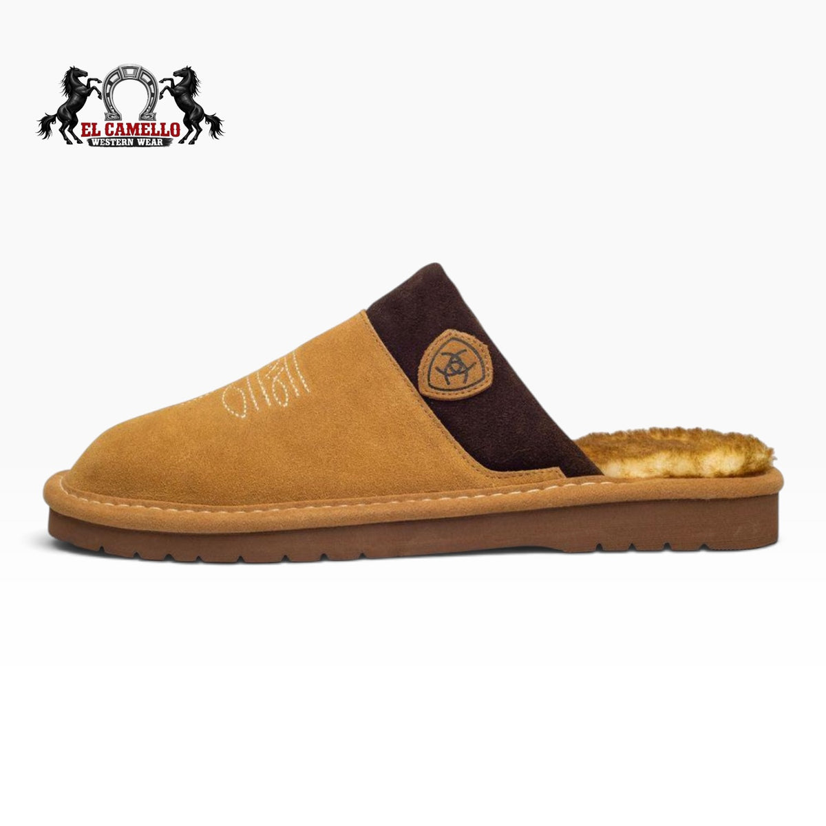Ariat Men’s Silversmith Square Toe Slippers – Chestnut 2842-200