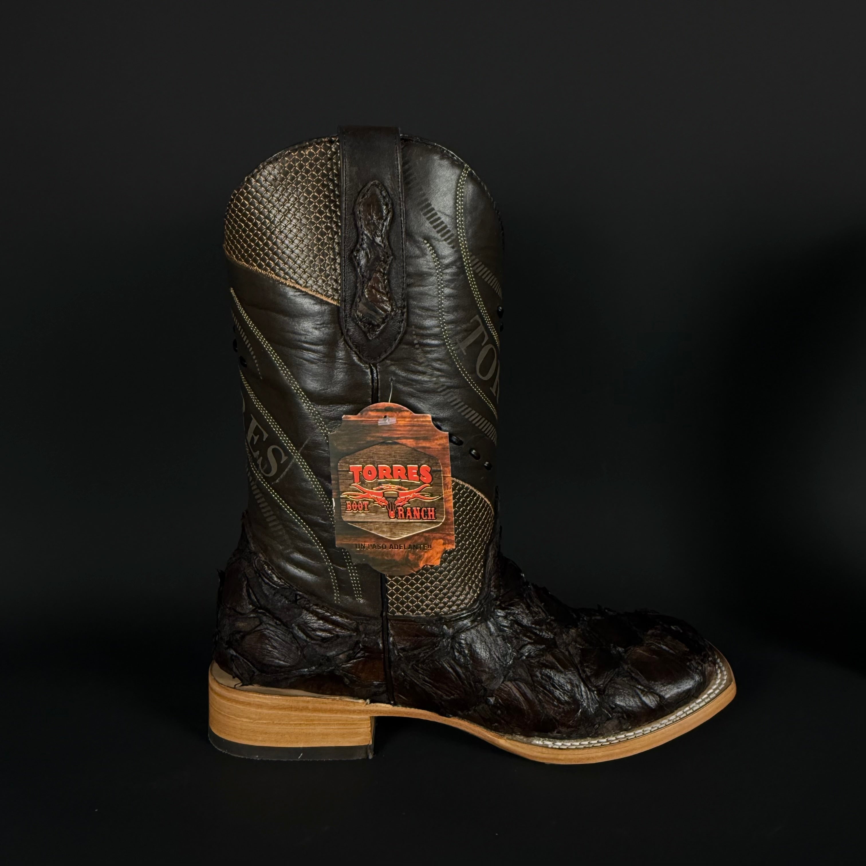 Torres Ranch - Genuine Piraruccu - Dark Brown
