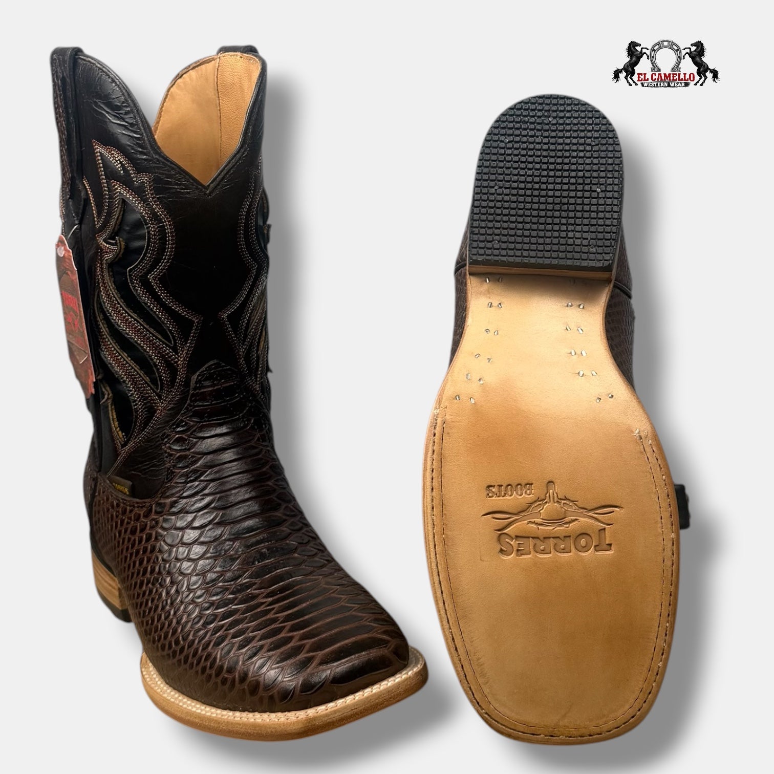 Python Lacer Cafe Torres Boots TBRCC162