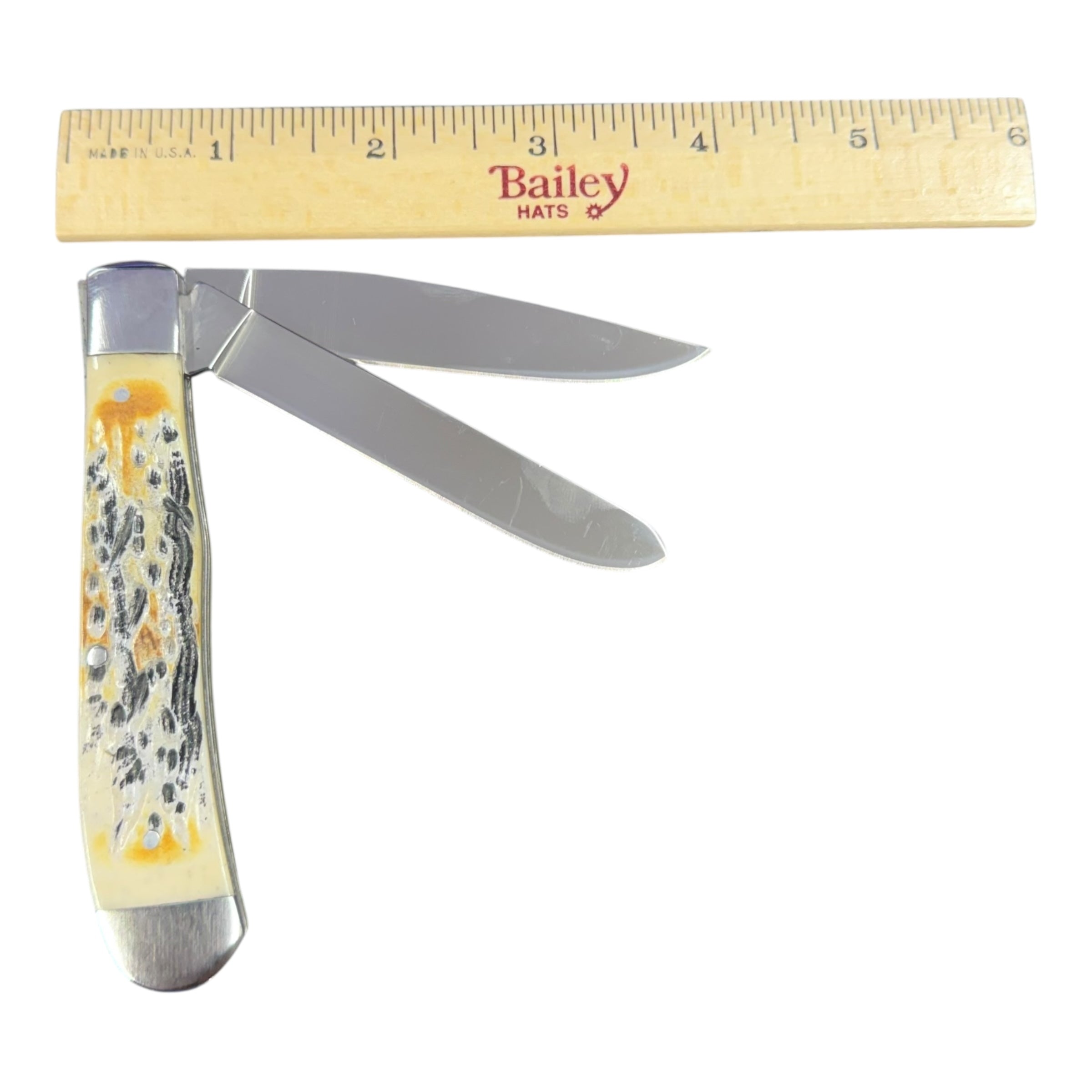 Twisted X XK2001 Folding Pocket Knife – Bone & Stag Style Handle