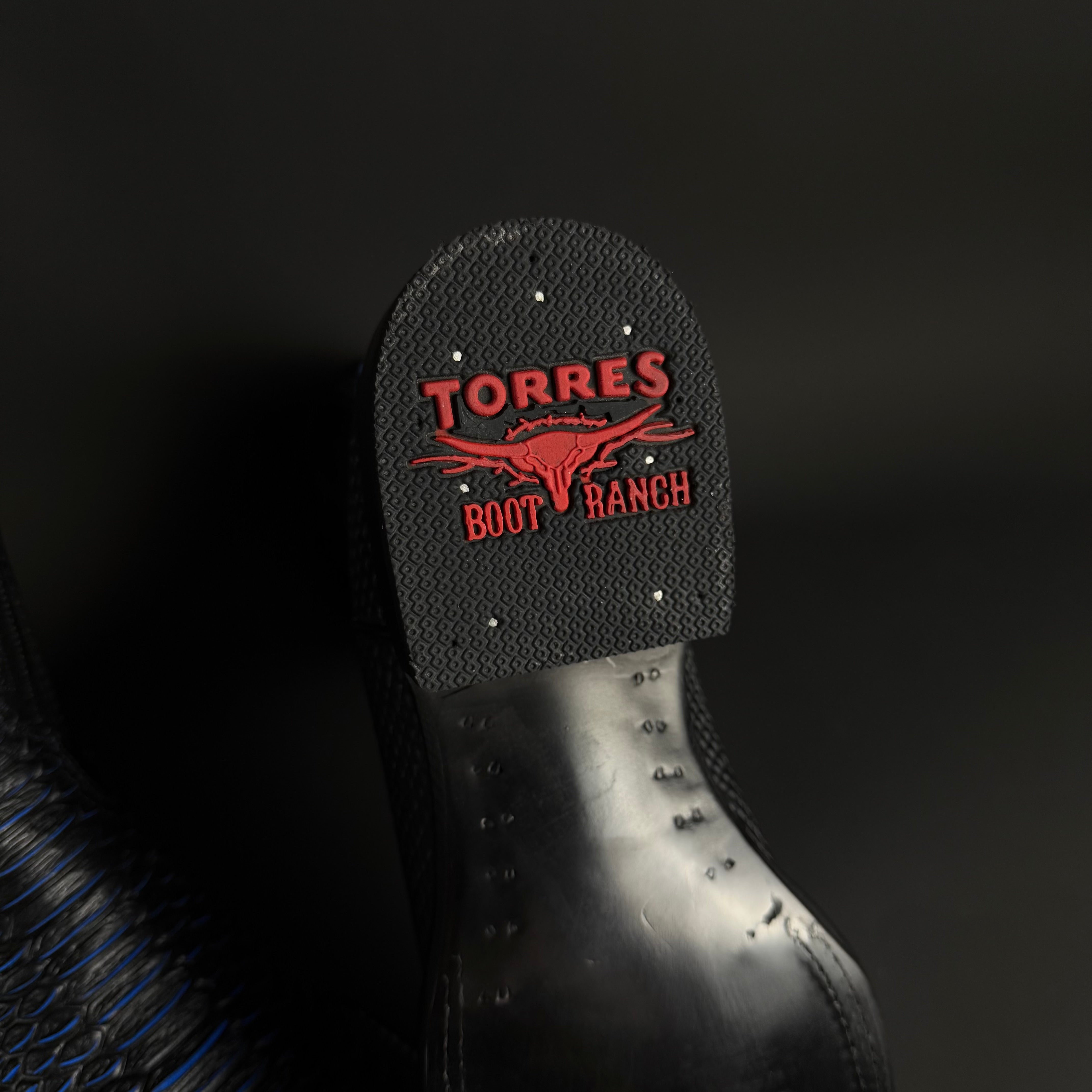 Torres Boot Ranch - Python Print - Black/Blue