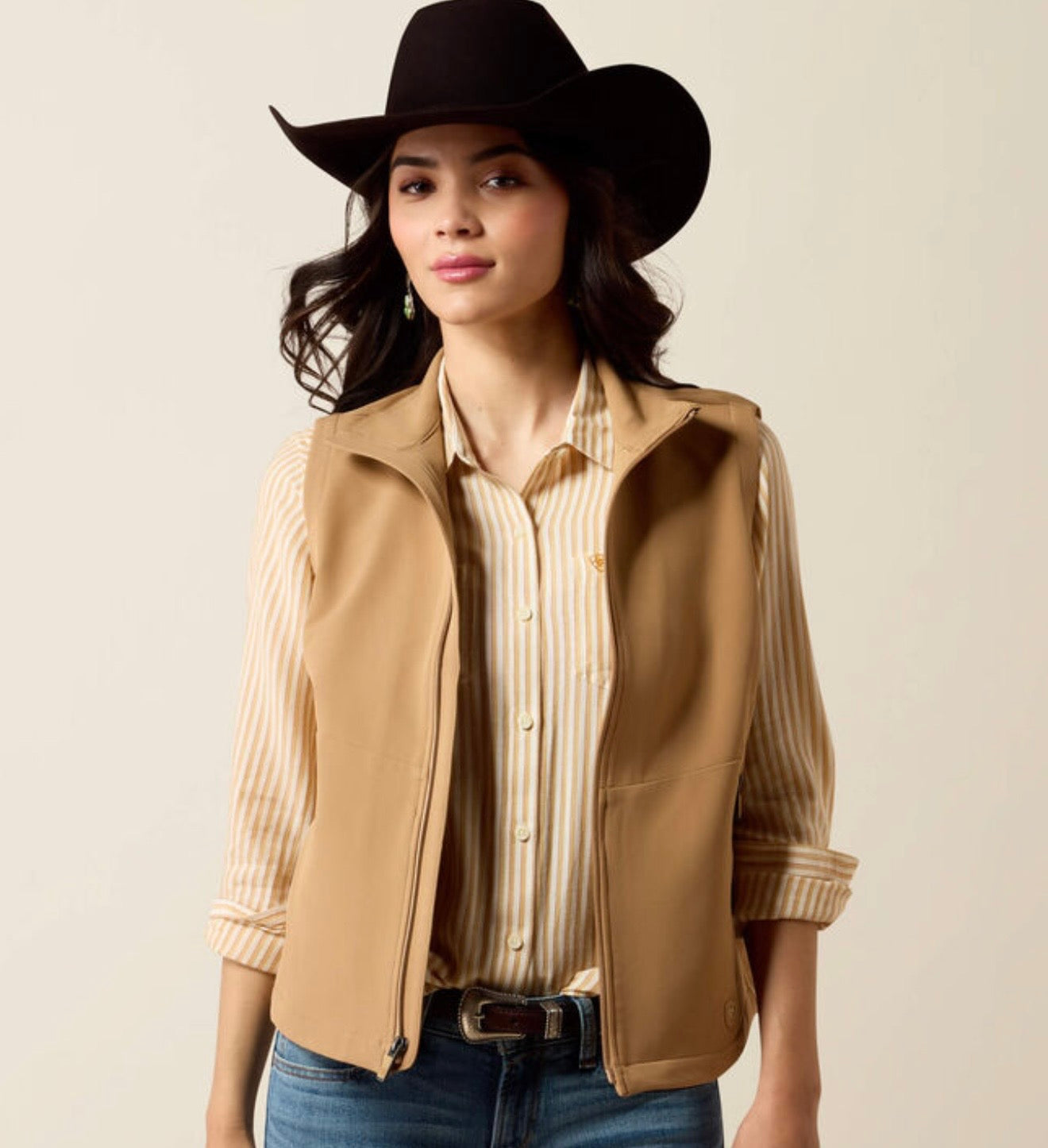 WOMEN ATLAS VST TIGER’S EYE 10079397