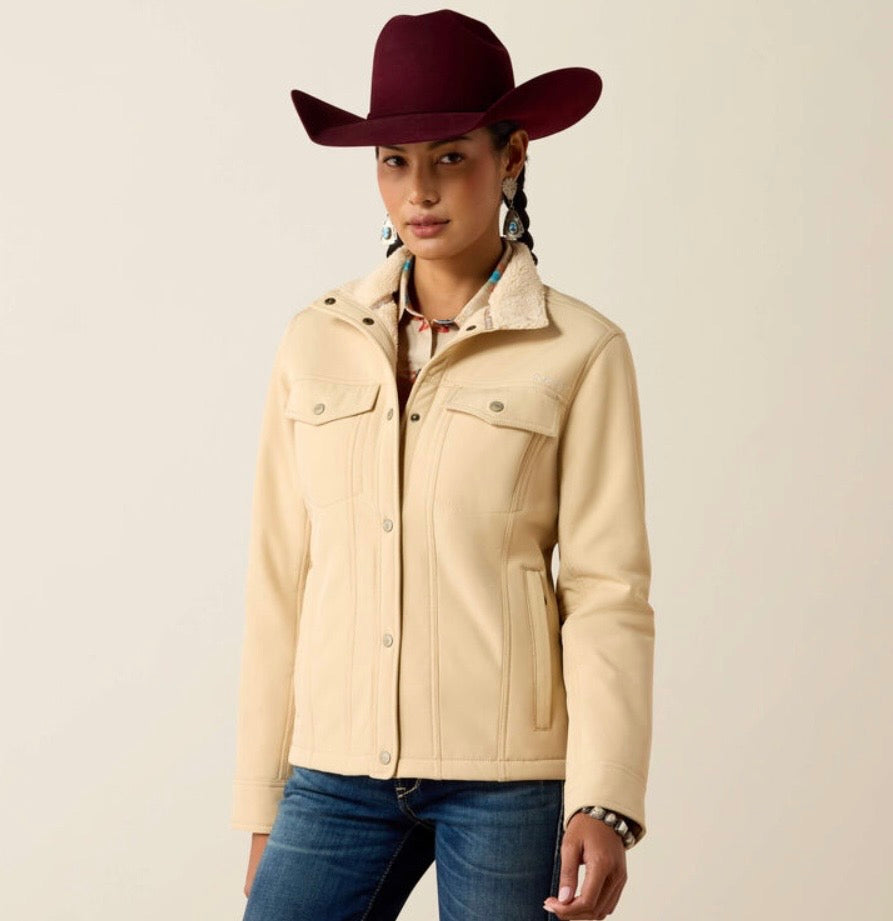 Women Berber Back Softshell JKT Irish Cream 10079339