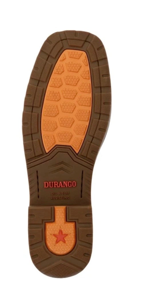 MEN'S DURANGO WORKHORSE COYOTE TAN SQUARE TOE WORK BOOT - DDB0563
