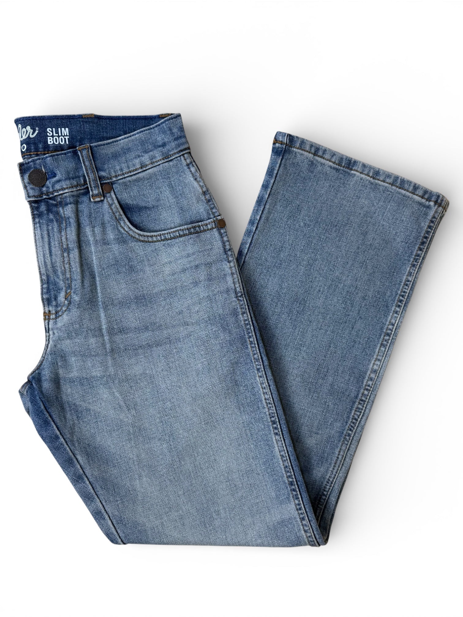 Wrangler Retro® Slim Boot Men’s Jeans – Light Wash 77MWZ