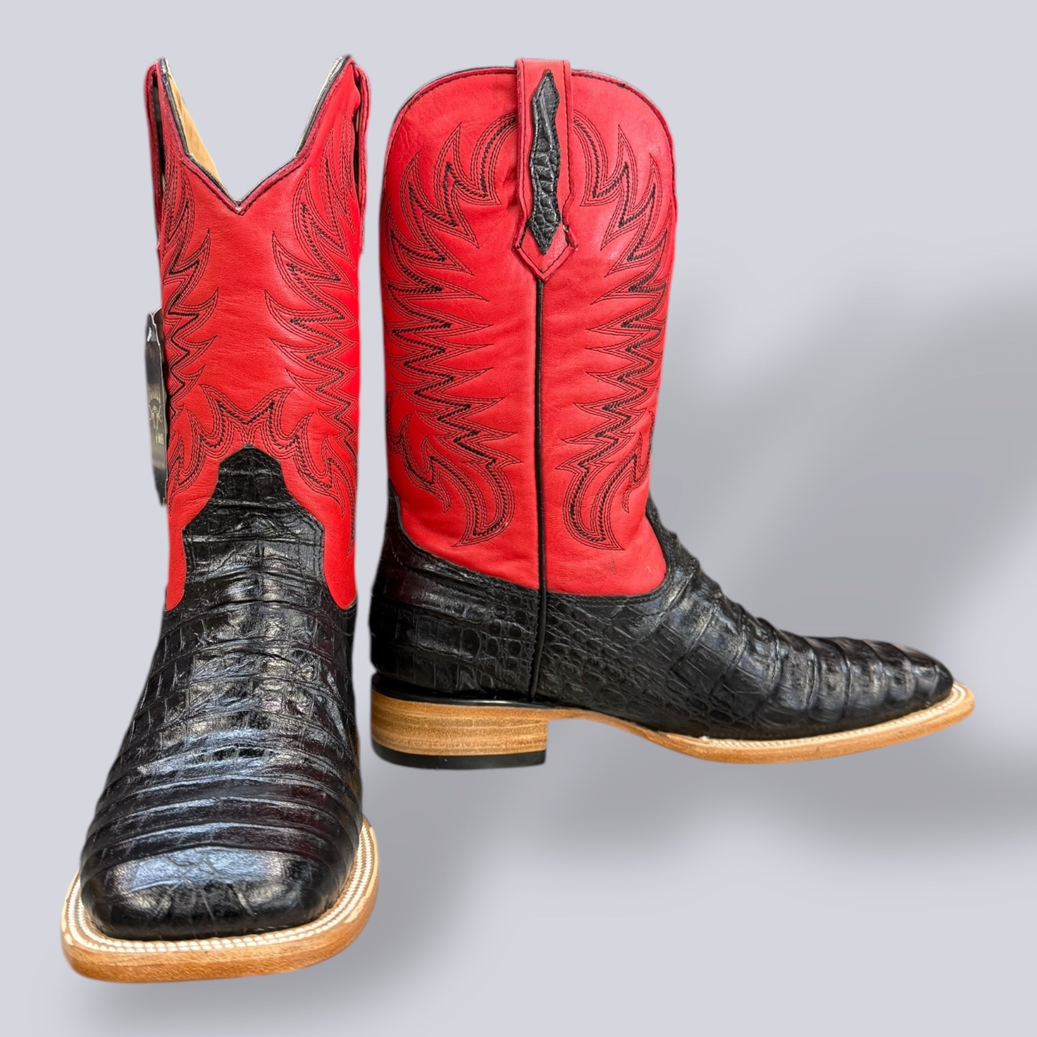 Torres Boot Ranch - Caiman Belly Print - Black