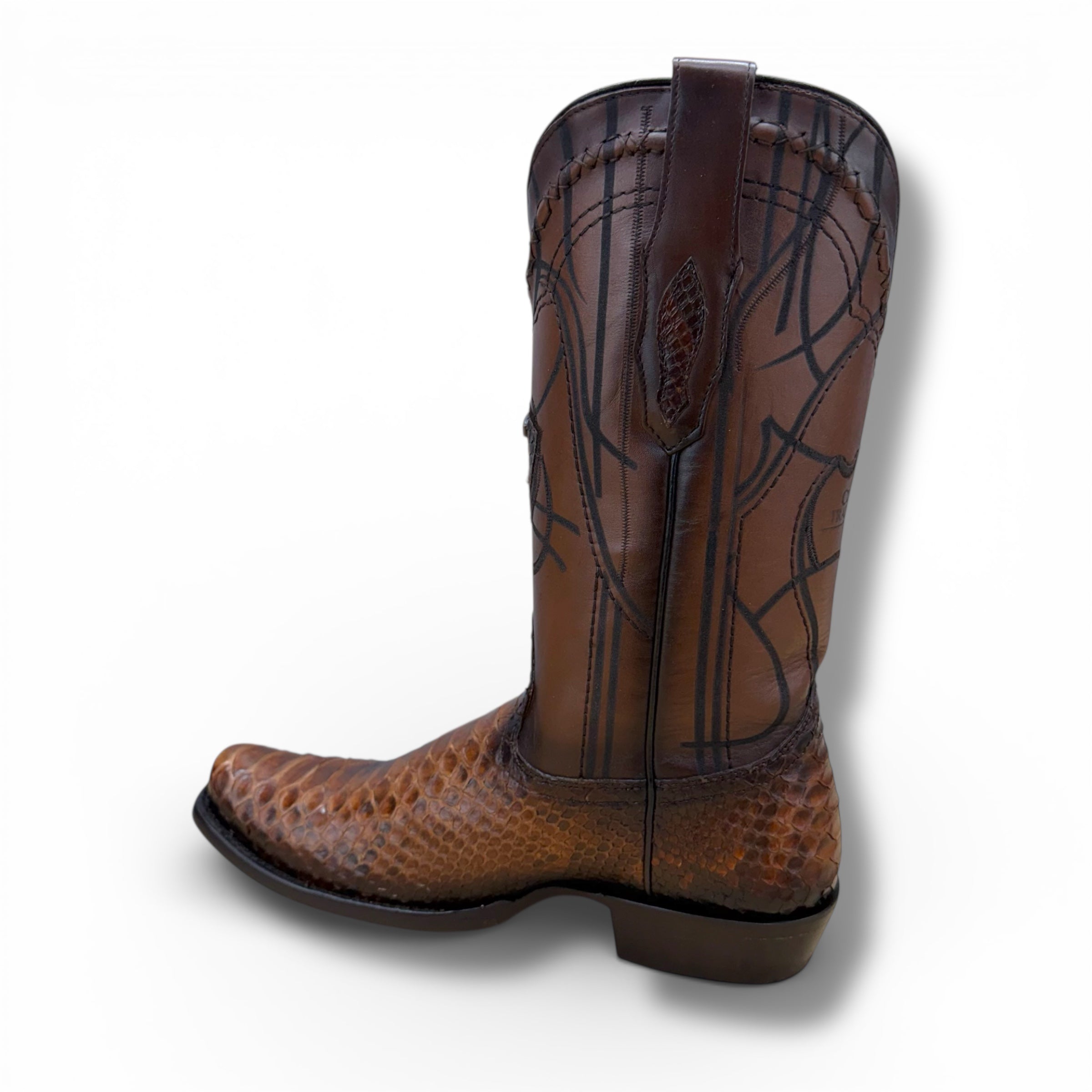 Cuadra CU401 Python Boot – Brown Café