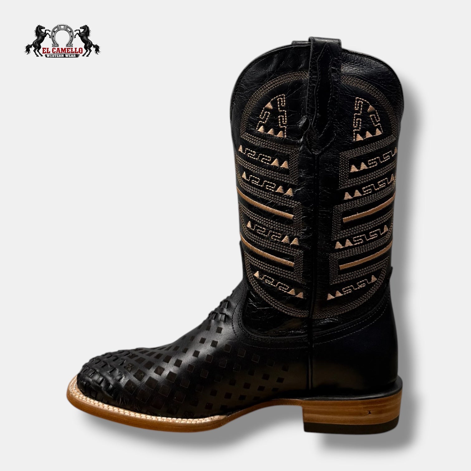 Petatillo Tejido Lacer Negro Torres Boots TBRCC187