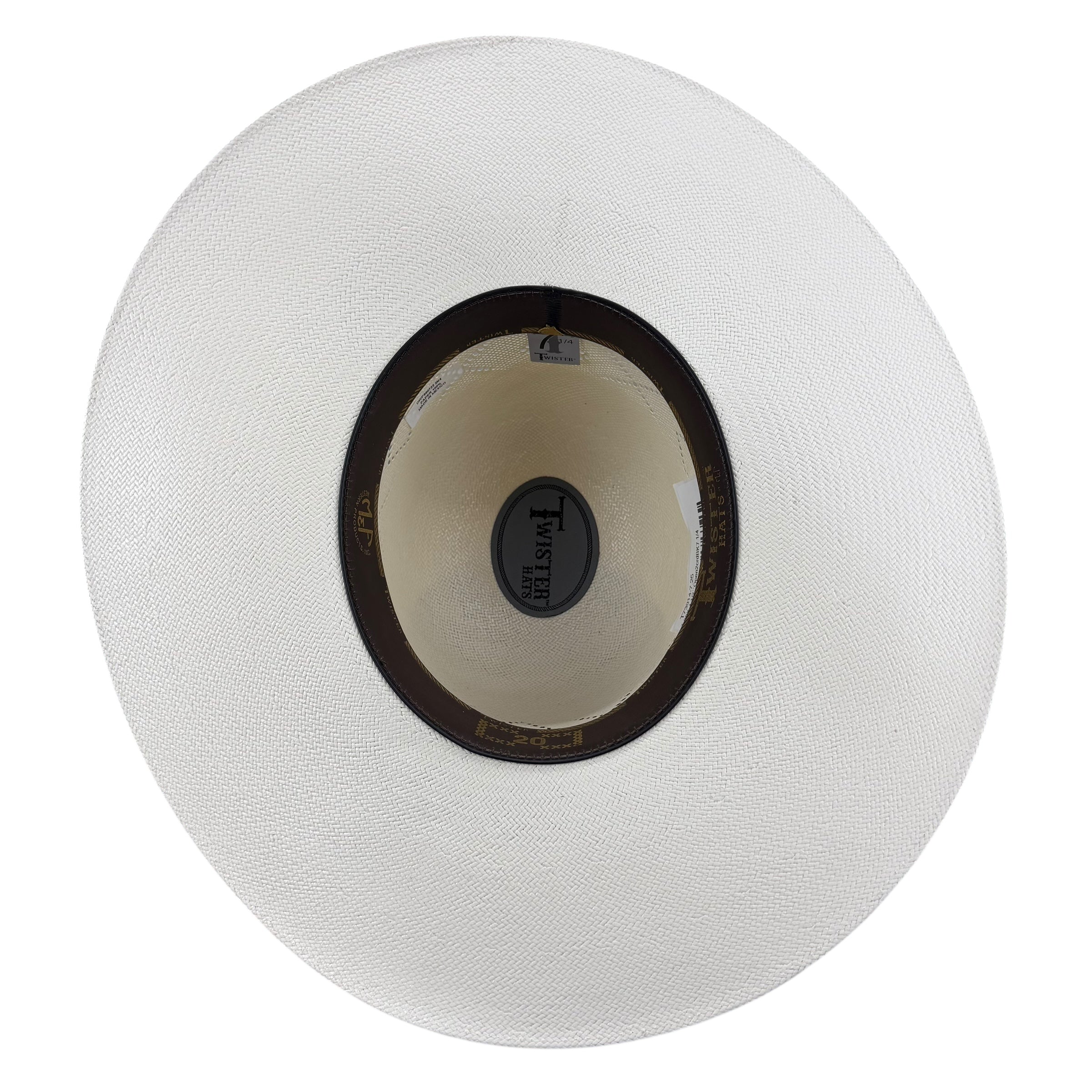 20X Twister Open Crown Straw 4 1/2’ Brim T73914