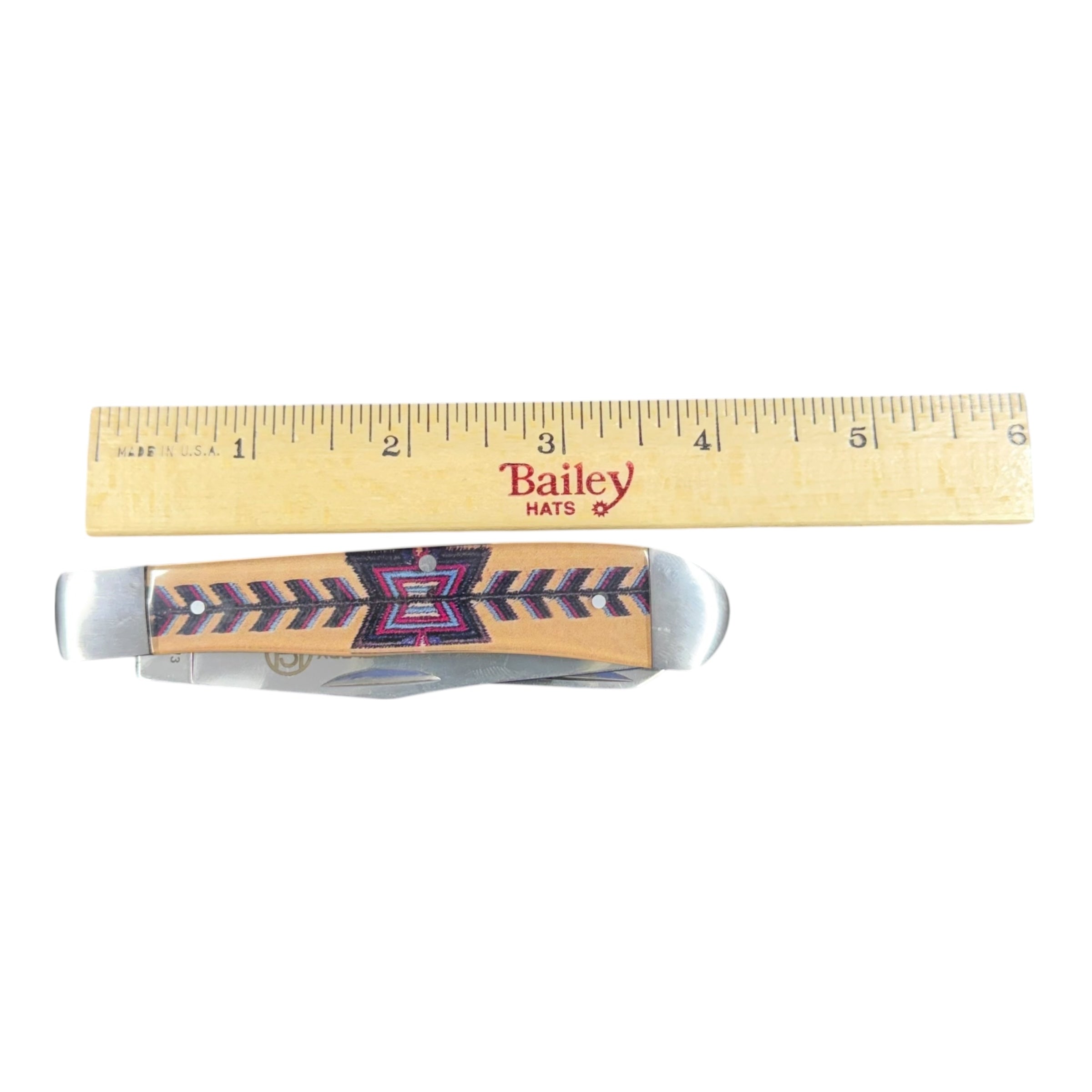 Circle SH Cutlery AP113 Southwestern Arrow Inlay Folding Pocket Knife