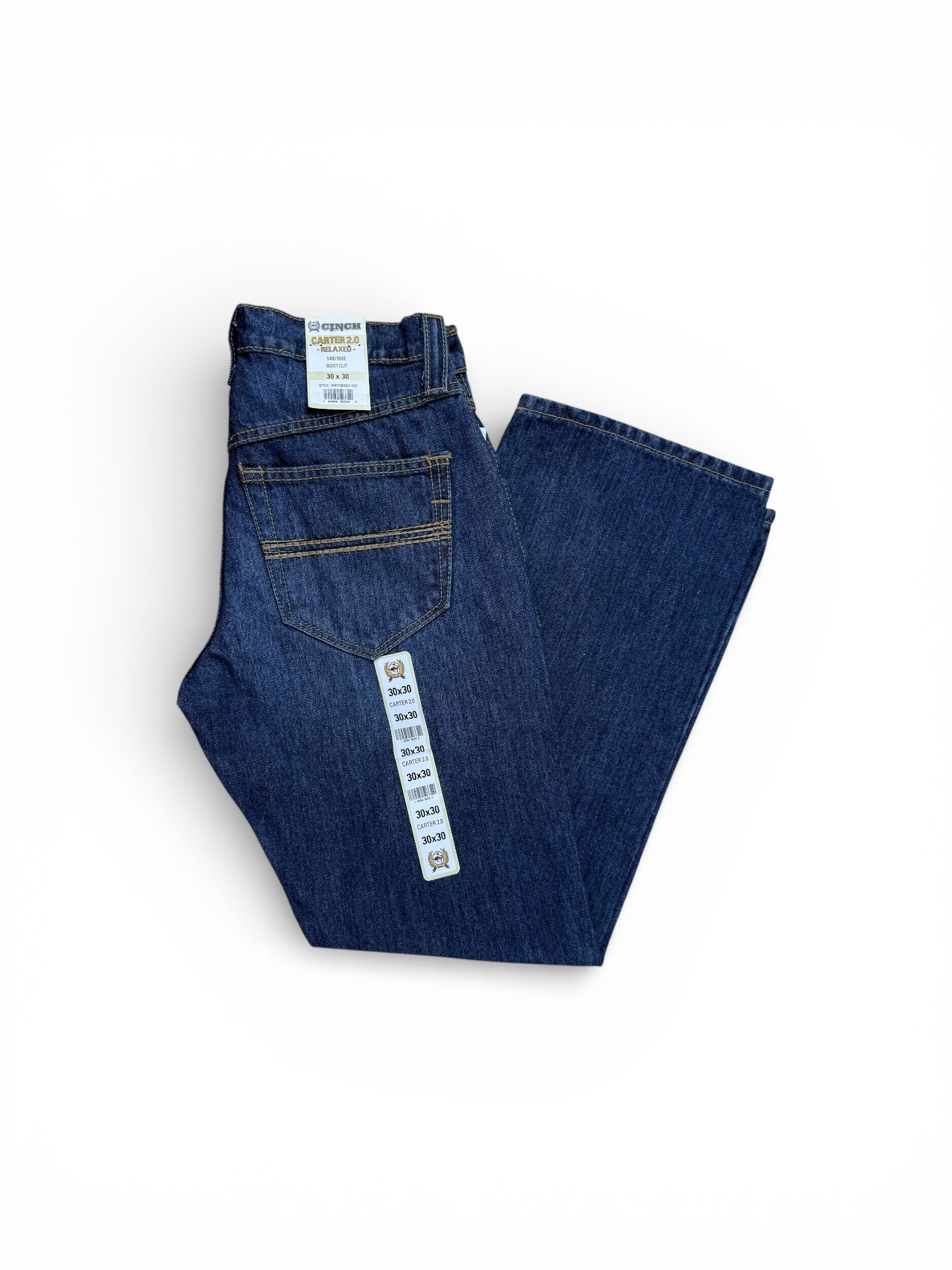 Cinch Carter 2.0 Relaxed Boot Cut Jeans – Medium Indigo MB71934021