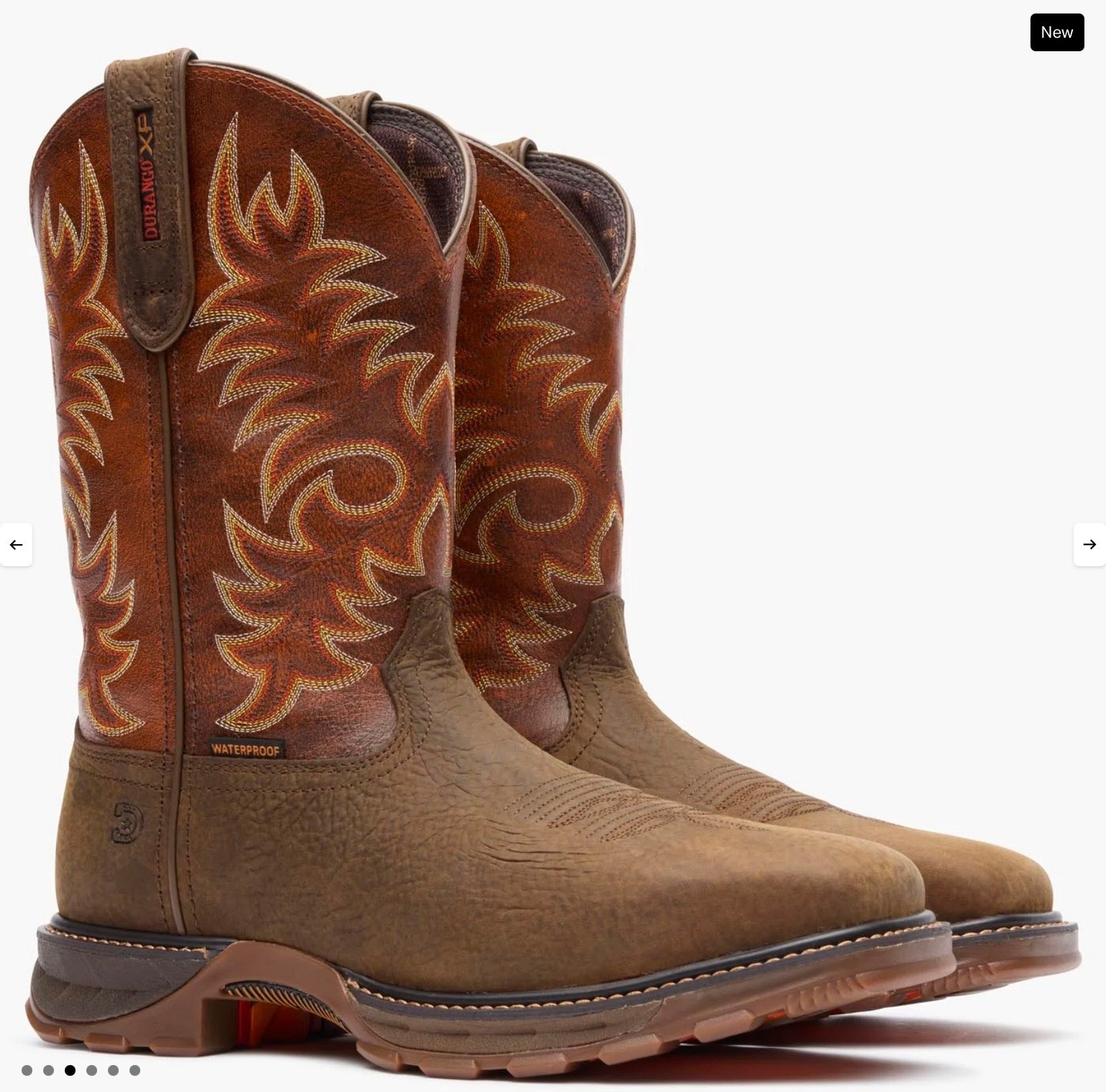 DURANGO MAVERICK XP WATERPROOF STEEL TOE WORK BOOT DDB0546
