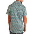 Rock & Roll Denim Men's Paisley Print Short Sleeve Snap Shirt BMN3S05851
