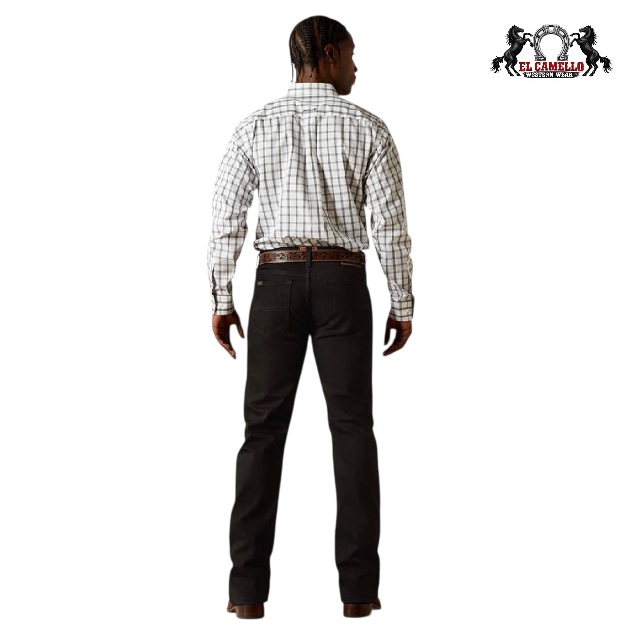 M4 Relaxed Hansen Boot Cut Jeans Black 10070592