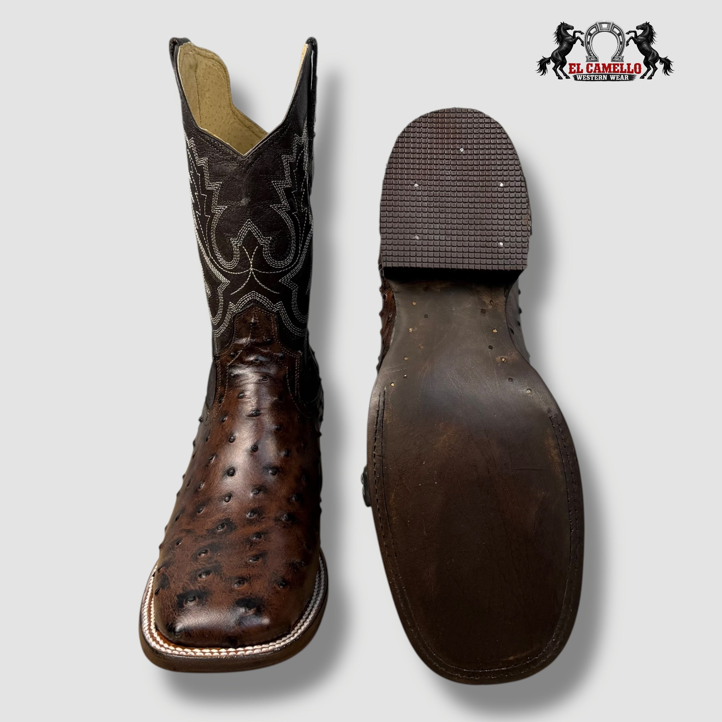 Avestruz Café Rodeo Torres Boots TBRCC144