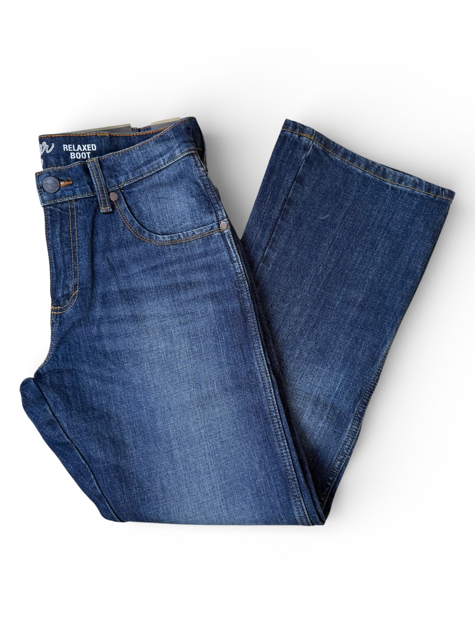 Wrangler Retro® Relaxed Boot Men’s Jeans – Medium Wash 1027MWZ